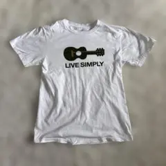 パタゴニア　LIVE SIMPLY　Tシャツ ギター