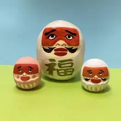 中川政七商店　にわか明太だるまみくじ　にわか明太だるま　起き上がり小法師　セット