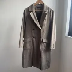 RASVOA チェック ロングコート