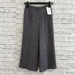 未使用 Anklet 千鳥格子 ウール混 ワイドパンツ ガウチョ 秋冬 日本製