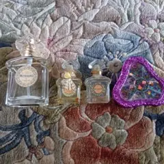 Guerlain Mitsouko 香水空瓶 3点セットアナスイは大きさ参考のみのサムネイル
