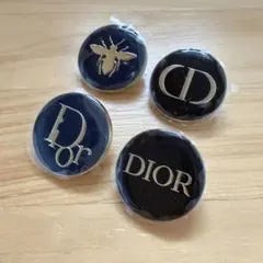 クリスチャンディオール DIOR ピンバッジ 4点セット　ノベルティ