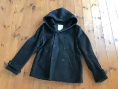 ◼︎NANO UNIVERS フード付きジャケット ブラック L