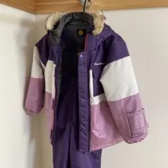 Moujonjon 子ども用スキーウェア 紫/白
