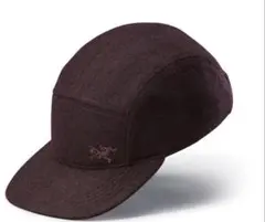 Wool Calidum 5 Panel Hat Dark Bordeaux