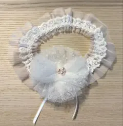 ベビー　レースのヘッドドレス