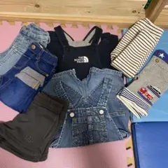 ベビー服セット（オーバーオール・デニム・ショートパンツ）