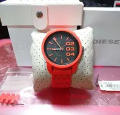 DIESEL ディーゼル DZ1526 メンズ 腕時計 オレンジ 電池交換済み