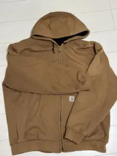 Carhartt フード付きジップアップパーカー ブラウン 値下げ有り