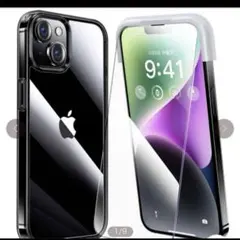 ⭐️iPhone14plus 用 フィルム付きケース 全面保護