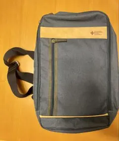 ネイビー ショルダーバッグ ポリエステル製