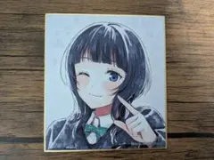 映画　ラブライブ！　虹ヶ咲完結編第2章　第1弾入場者特典　ミニ色紙　朝香果林