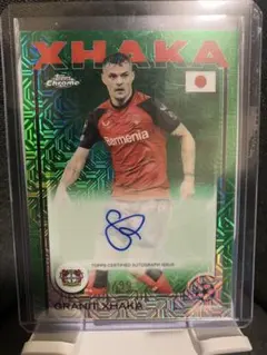 topps japan GRANIT XHAKA auto サインカード