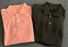 UNIQLO コットンカノコポロシャツ Mサイズ 2色セット