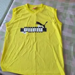 PUMA イエロー タンクトップ 140サイズ