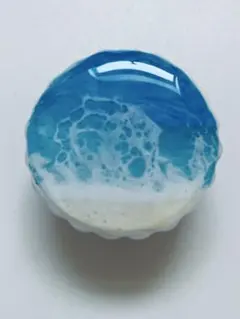 人工石 キャッツアイ スフィア ピンク ブルー 台座付きセット⭐️2676