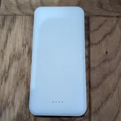 ホワイト 10000mAh モバイルバッテリー