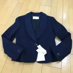 新品ナチュラルビューティー38ジャケット 紺色