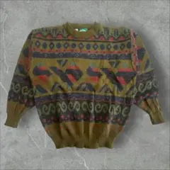 新品 QUALITY CASUALS FM vintage ニット セーター L