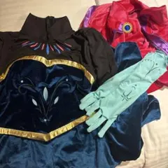 アナと雪の女王 エルサ 戴冠式 コスプレ 衣装 ティアラ　ウィッグ　Sサイズ