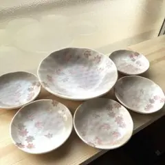 新品2点セット はなこまち 22cm 深皿 パスタ皿 ピンク 日本製 - メルカリ