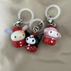 【サンリオ】いちごめじるしアクセサリー　3種セット