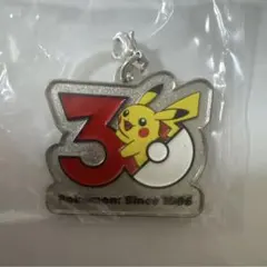 ポケモン 30周年メタルチャーム ピカチュウ めじるし
