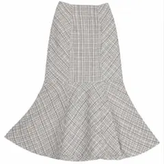 アンミール An MILLE ツイードマーメイドスカート ラメ