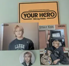 StrayKids　YOUR HERO　アイエン　ラントレ＆缶バッジ