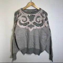 00‘ vintage ニット　グレー　アーカイブ