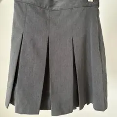 Heather プリーツスカート グレー