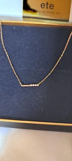 Lian（リアン）」のダイヤモンドネックレス 18金ホワイトゴールド