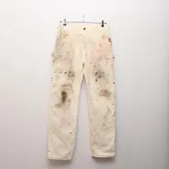 Dickies ペインターパンツ 34×30 ホワイト ペイント加工 - メルカリ