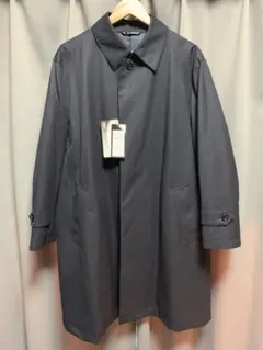 新品タグ付き Vwarm メンズ ビジネスコート ダークネービー系 3L