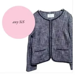 限定様【エニィスィス】anySiS♡ノーカラージャケット【1】S♡ツイード風♡