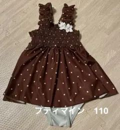 プティマイン　ワンピース水着　110cm
