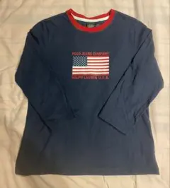 Polo Jeans Company 七分袖Tシャツ L ネイビー