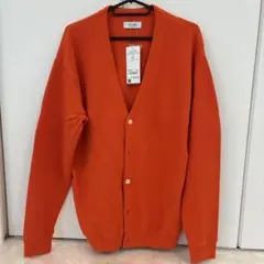 PLUS ONE カーディガン オレンジ XL