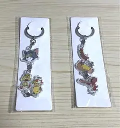 トムとジェリー　つながるアクリルキーリング