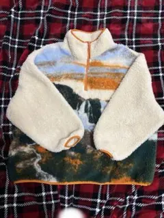 H&M フリースジャケット ハーフジップ