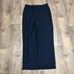れ*い様 希少80s90sブラックグレーワイドスラックスチェックパンツ極太ロケッ
