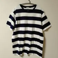 【美品】GU ジーユー　半袖Tシャツ XLサイズ ネイビーのサムネイル