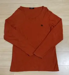 BURBERRY BLACK LABEL 長袖カットソー オレンジ