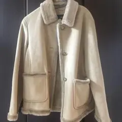 COMME CA ISM ムートンコート フェイクムートン