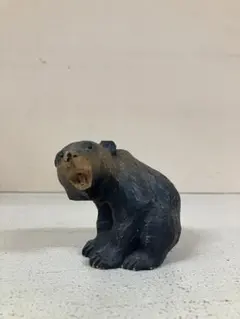 熊　木彫り