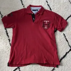 Tommy Hilfiger（トミーヒルフィガー）ポロシャツ／半袖トップス　赤