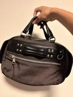 DIESEL ハンドバッグ ナイロン×レザー ミニボストン【GW値下げ】