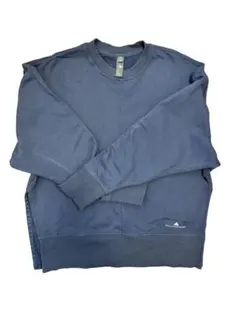 adidas ステラマッカートニーネイビー クルーネックスウェット M