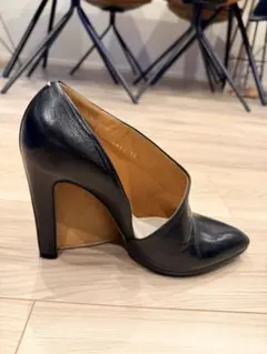 超美品 3時間使用 メゾンマルジェラ ポインテッドトゥ ハイヒール38 ブラック 2025年最新】Maison Margiela つま先：ポインテッドトゥ