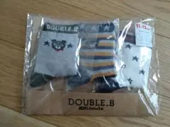 ミキハウス　Doublé B キッズ靴下 3足セット